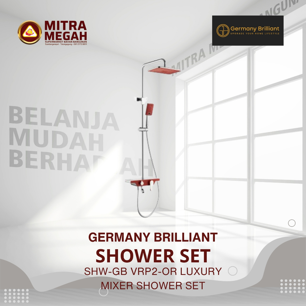 SHW-GB VRP2-OR LUXURY MIXER SHOWER SET
