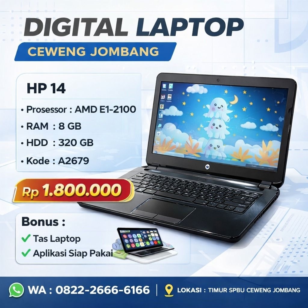 LAPTOP HP 14 AMD E1