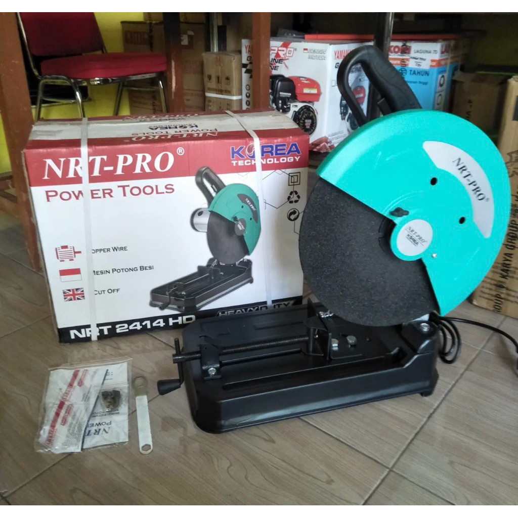 MESIN POTONG besi cutting wheel 14 inc nrt pro / mesin  gerinda duduk pemotong besi 14 inc