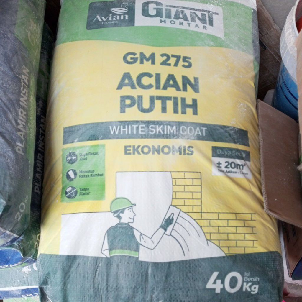 semen acian putih giant mortar instan (tanpa plamir) gm 275