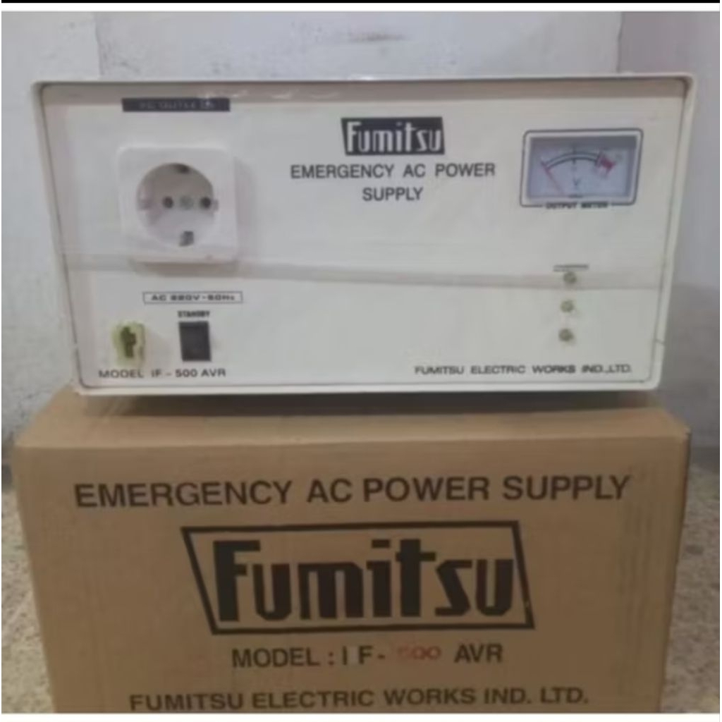 FUMITSU EMERGENCY AC POWER SUPPLY IF 500 AVR INVERTER 24V