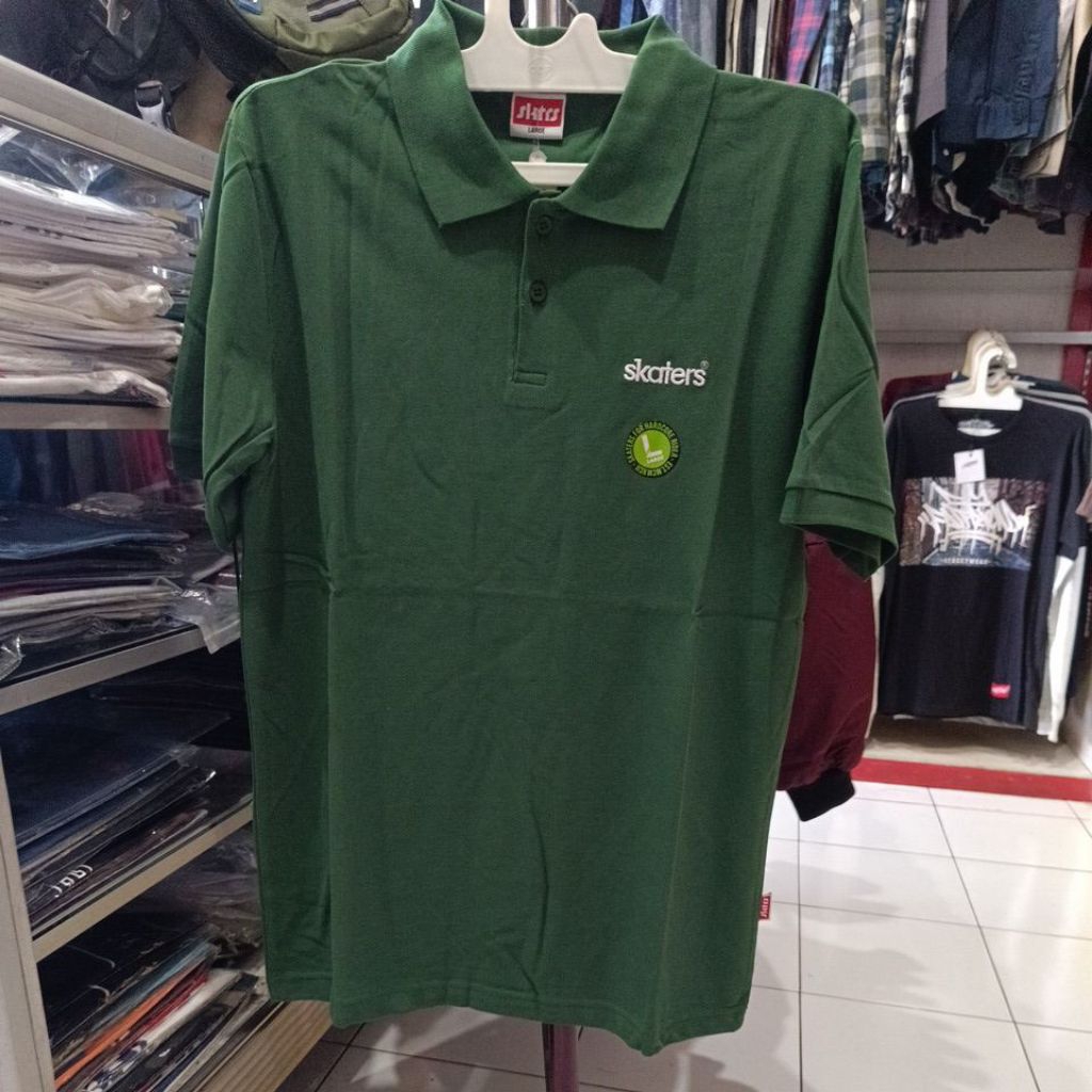 KAOS SKATERS POLO PS SMW-033 OLIVE