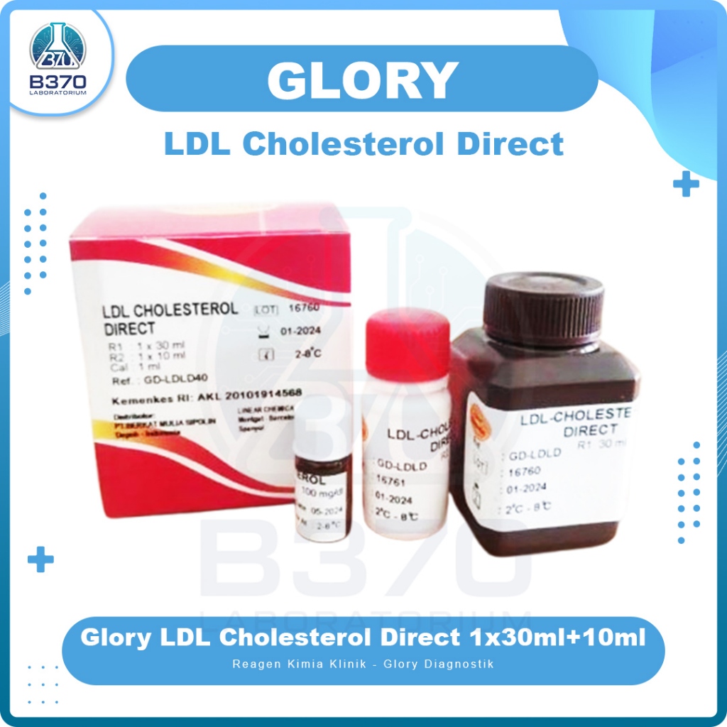 Glory Diagnostics Reagen LDL Cholesterol Direct w/o cal 1x30ml+1x10ml