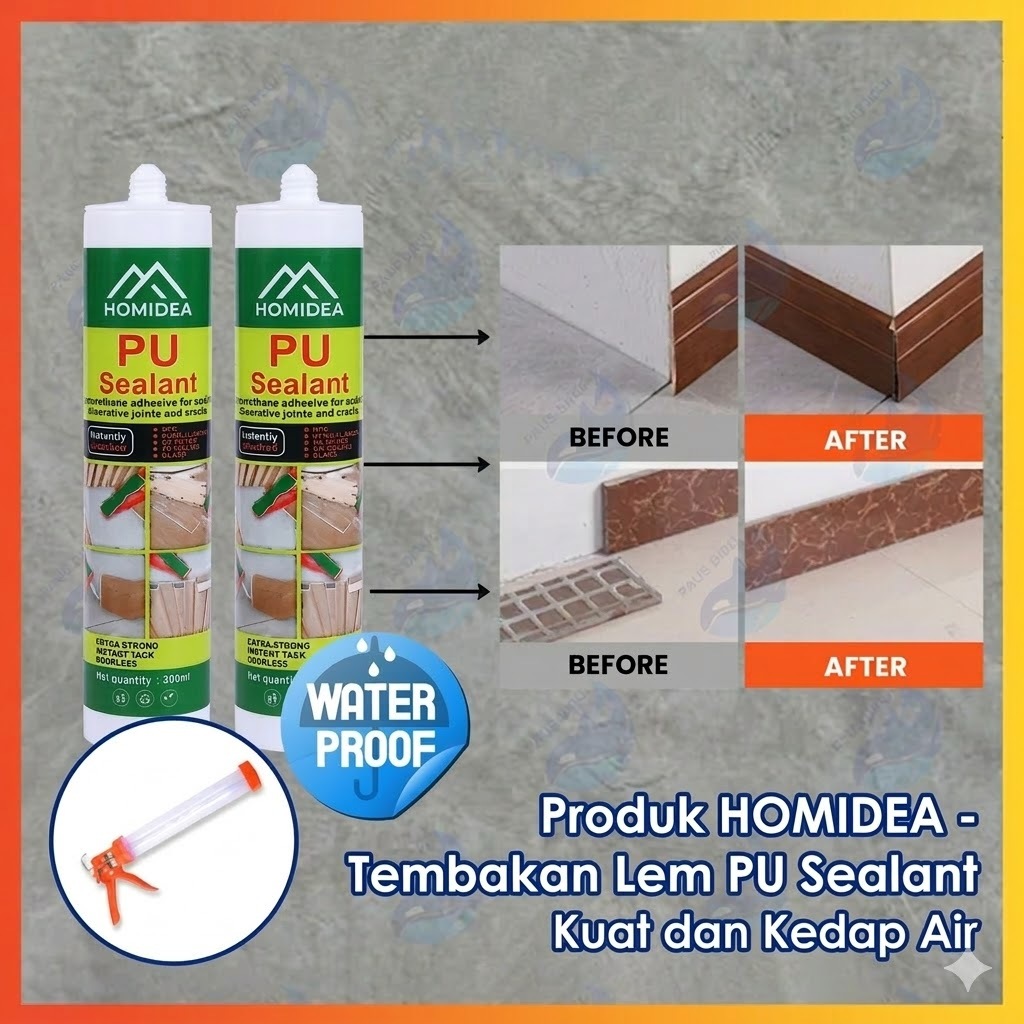 TOPPERCAKE51_MEDAN Lem Silikon Silicone Sealant Lem Kaca Silen Untuk Wallpaper Aluminium Kayu Logam 