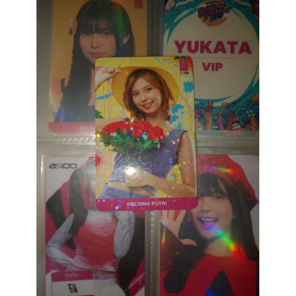Photocard Benefit Yukata Jkt48 Official -Helisma Putri
