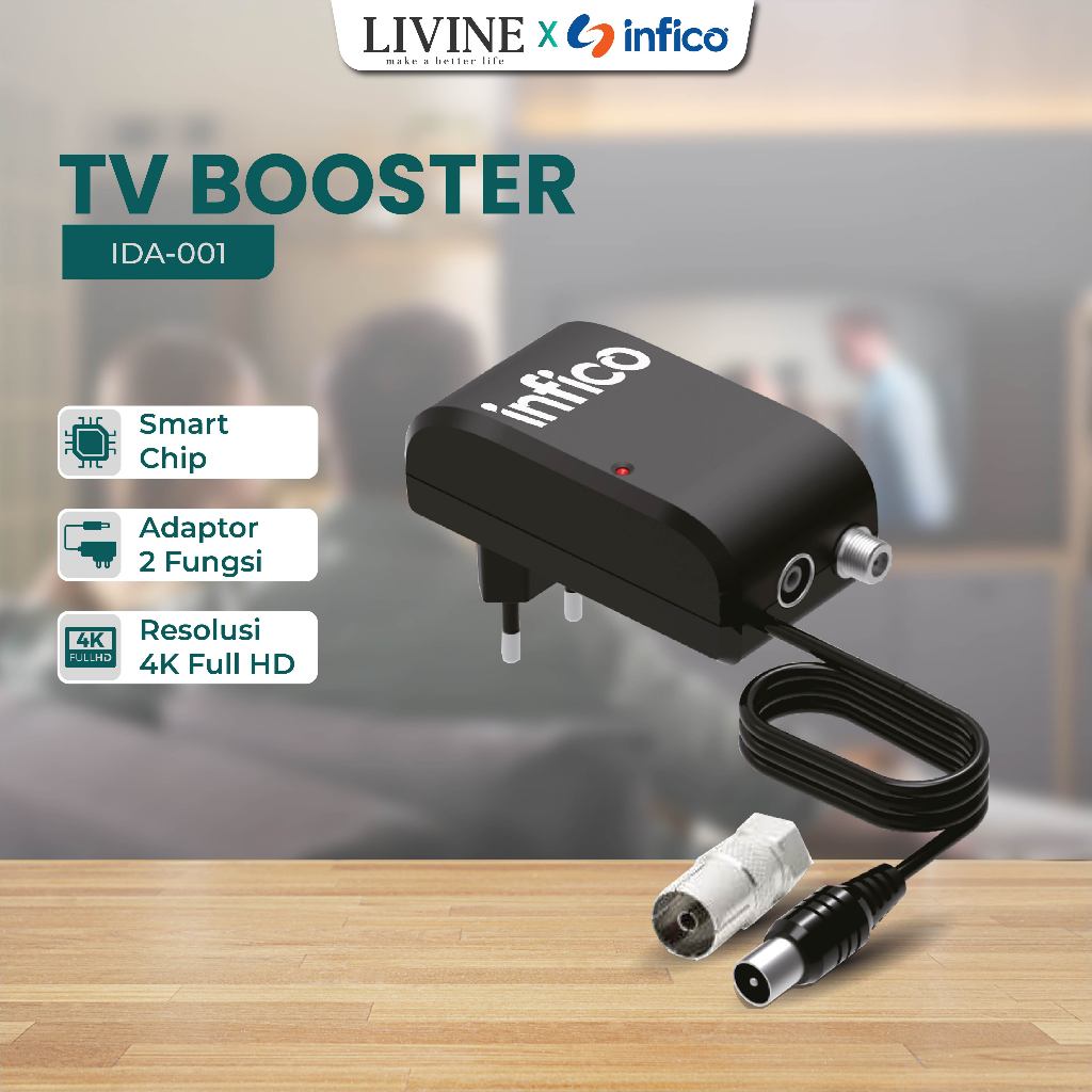 Infico Booster Sinyal Antena Infico Full HD Smart Chip IDA-001