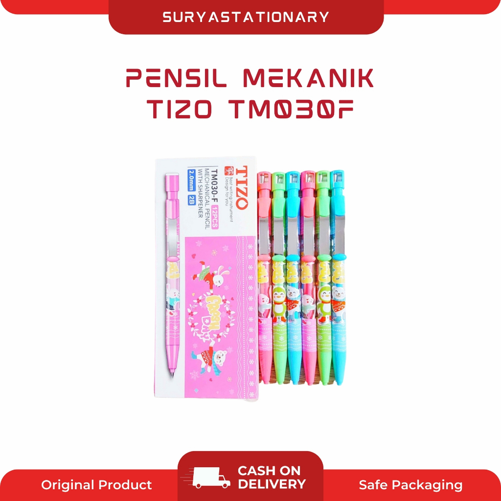 Pensil Mekanik Tizo TM030F / Mechanical Pencil Tizo TM030F / Pensil Isi Tizo