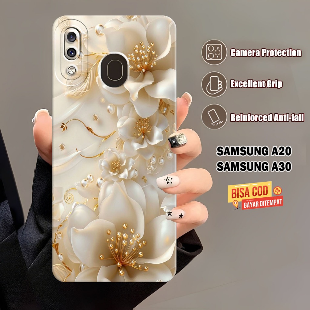 Casing Hp Samsung A20  / A30 / A20S / A10S / A10 - Casing Procamera Lentur Fashion Case Silikon TPU 