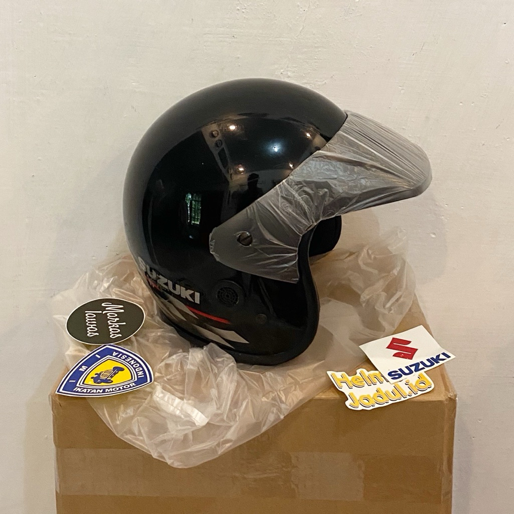 HELM JADUL SUZUKI ORIGINAL HITAM