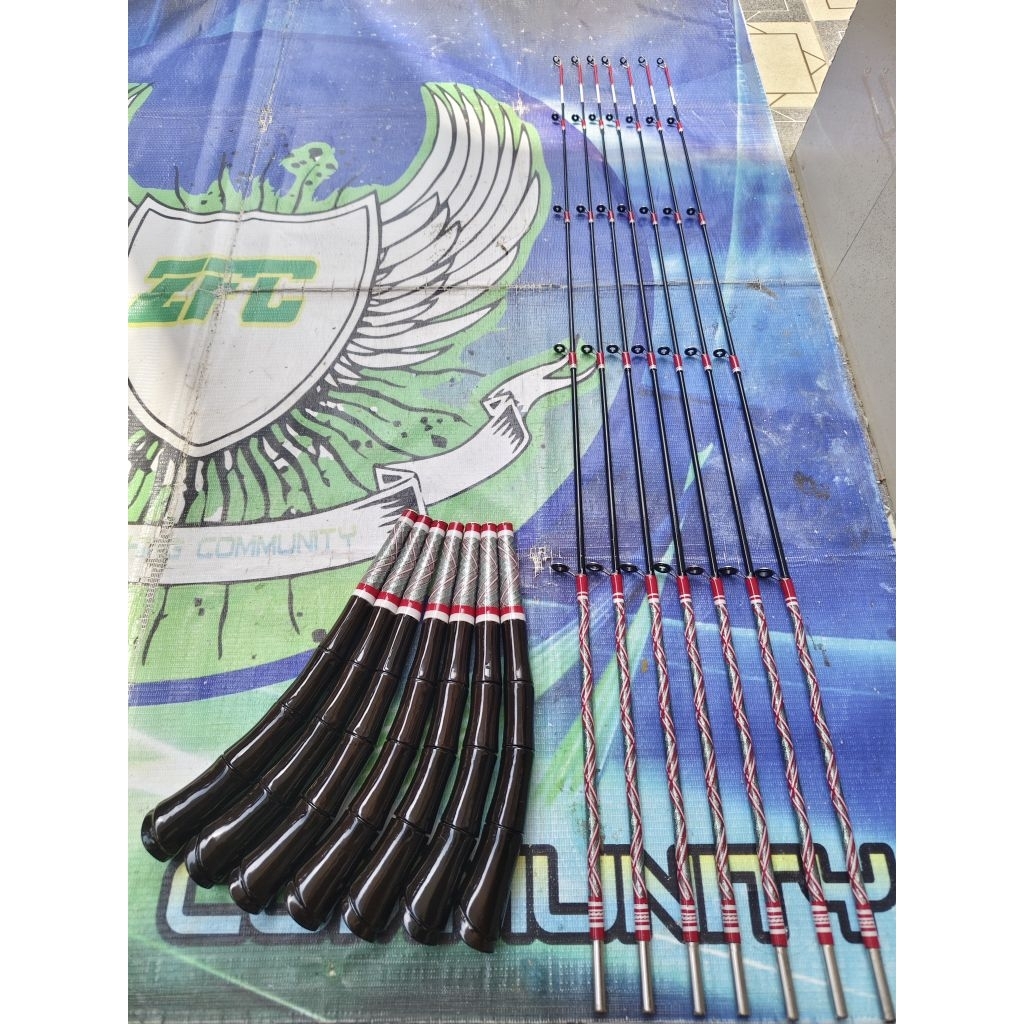 joran timbang sonokeling bahan sutet/goldfish panjang 100-120cm