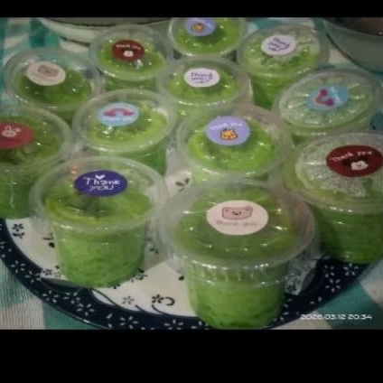 kue srikayo Palembang 4000an, cup 65ml,15pc 60.000