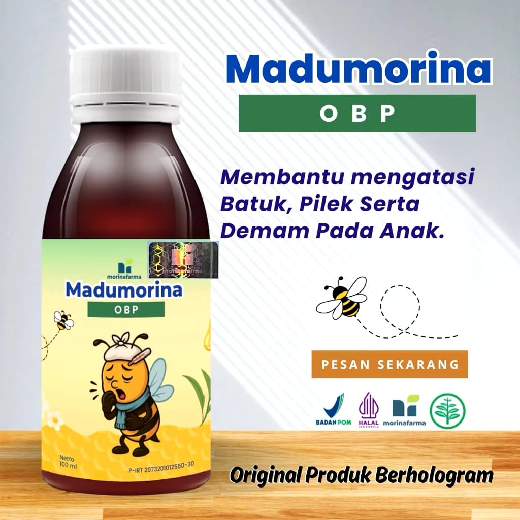 Madu Morina OBP – Madu Anak Batuk Pilek & Demam Herbal