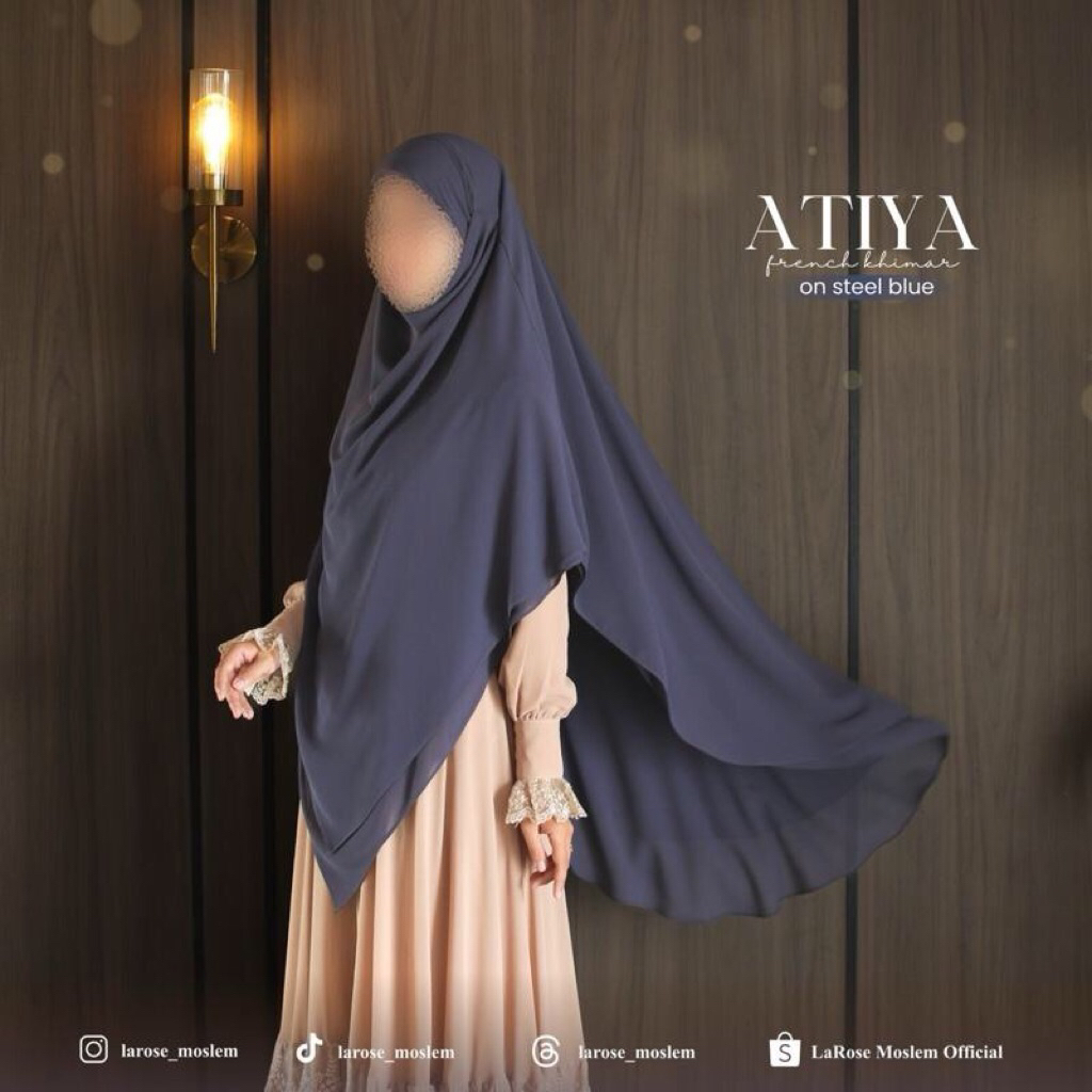 Larose moslem - french khimar ceruti 2 layer premium