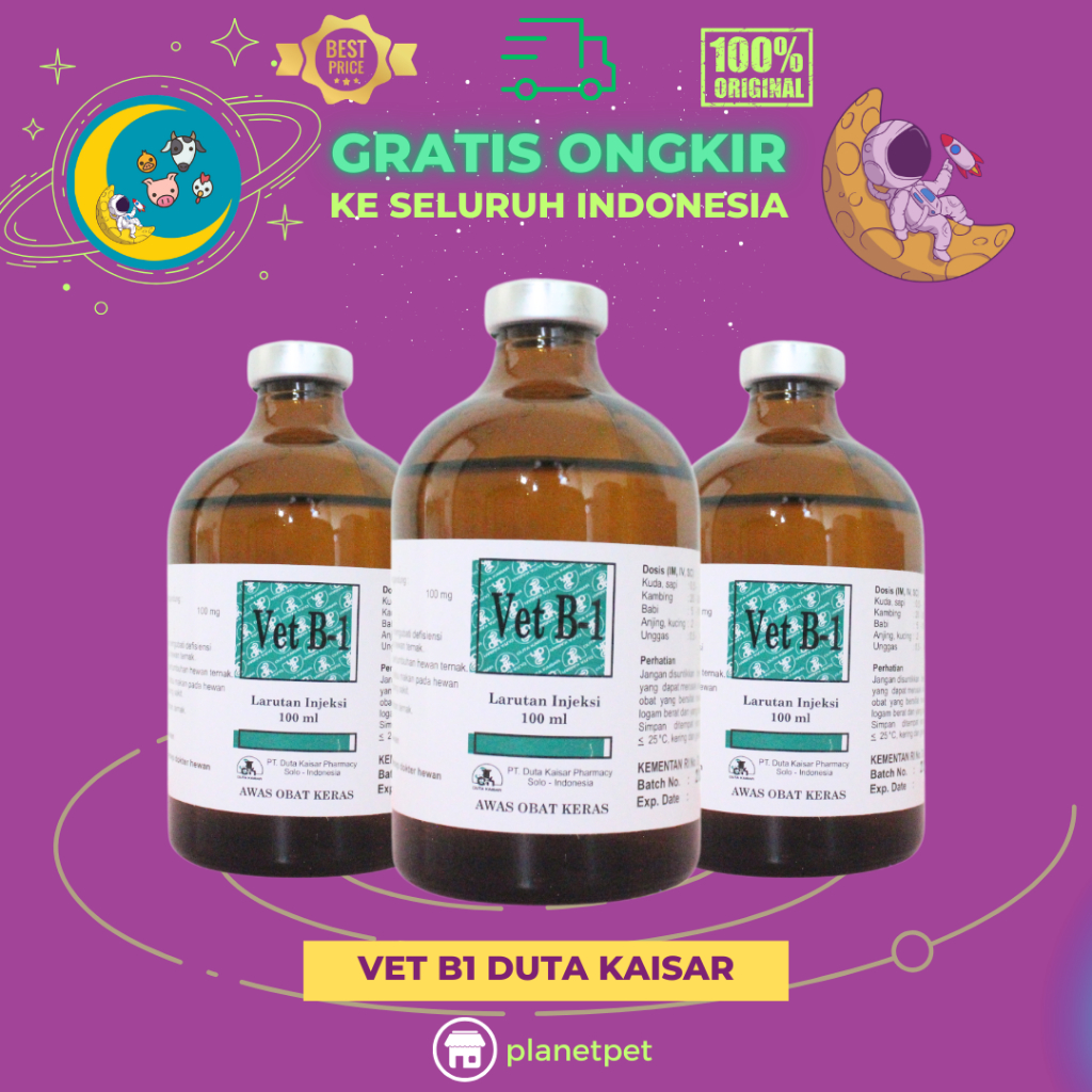 VET B1 - Vitamin B1 Duta Kaisar 100 ML.