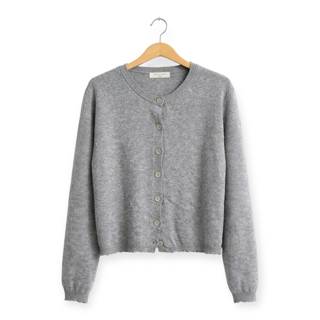 Light Grey Cardigan Versatile