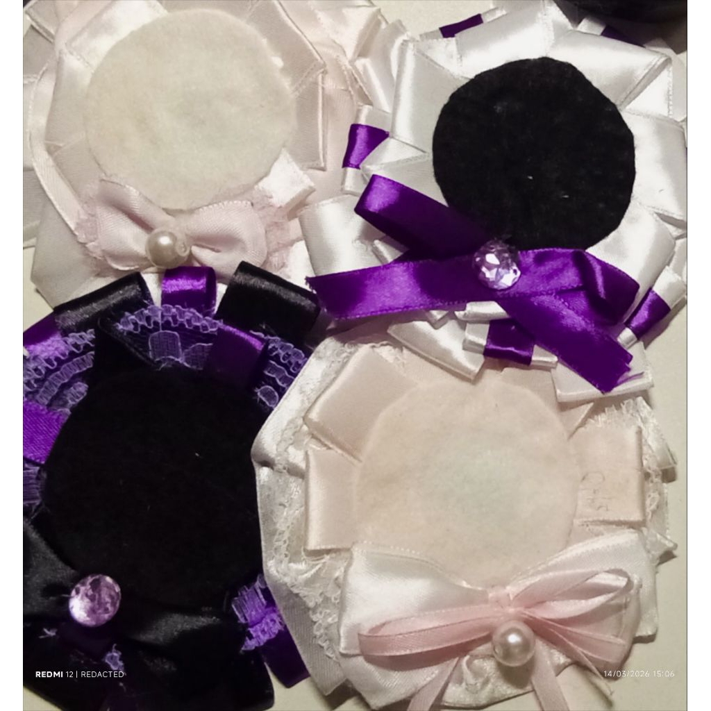 Rosette Ribbon Pin Itabag Accessories Oshikatsu by Lunaticast.