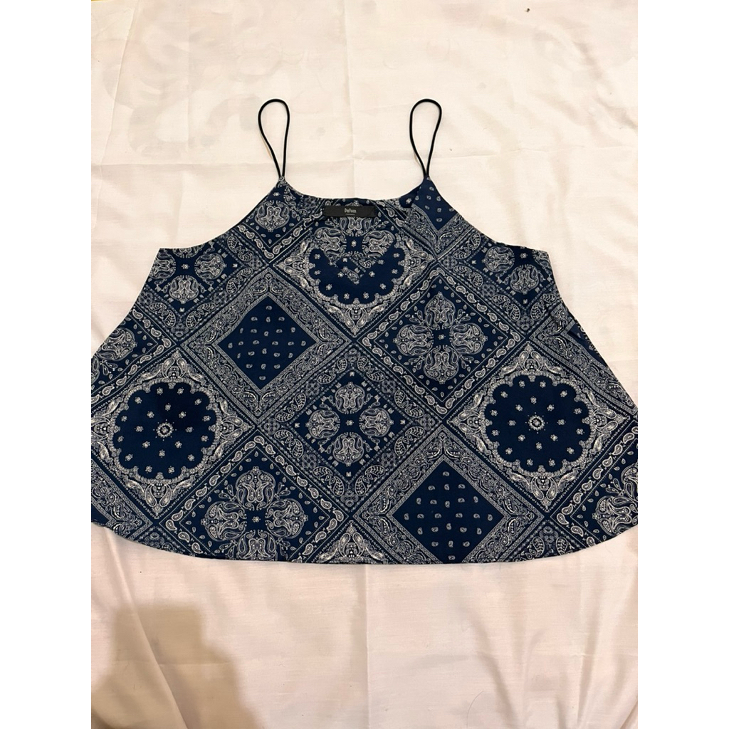 Tank top batik crop top