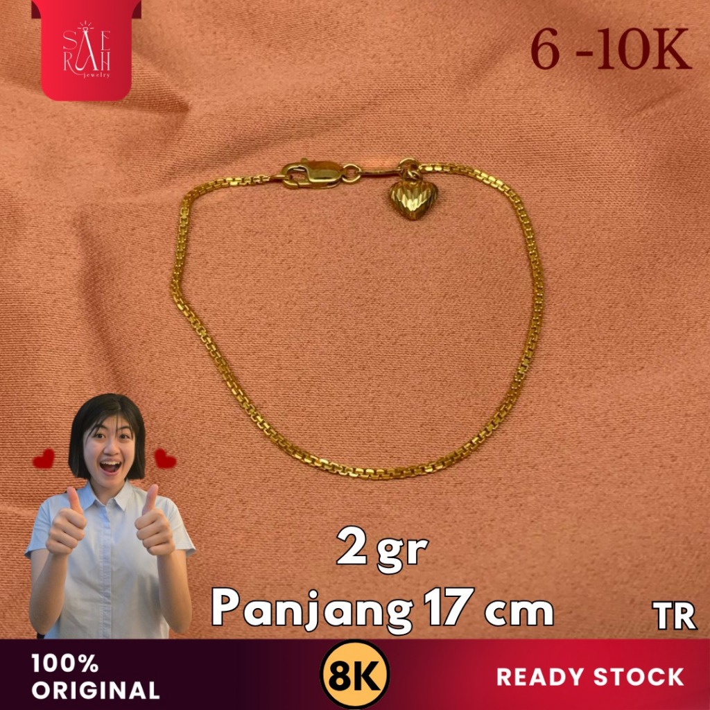 Gelang Emas 8K - Toko Emas Saerah - 2 Gram 296