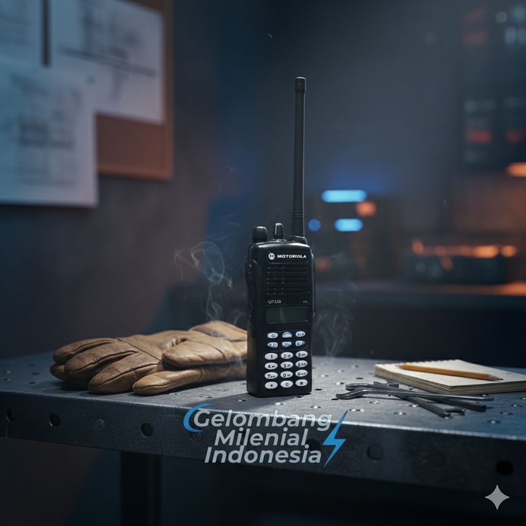 HT MOTOROLA GP338 VHF IS