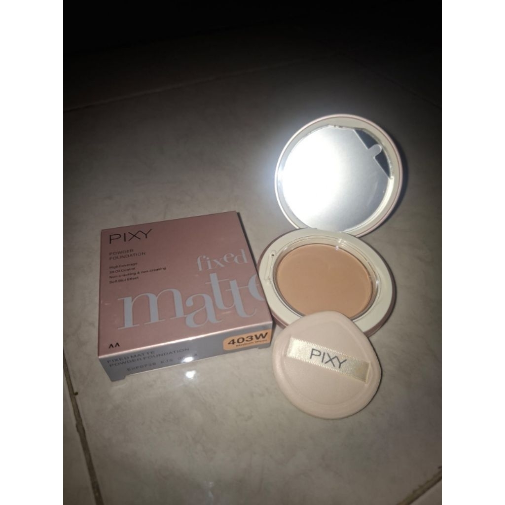 Preloved PIXY fixed matte powder foundation