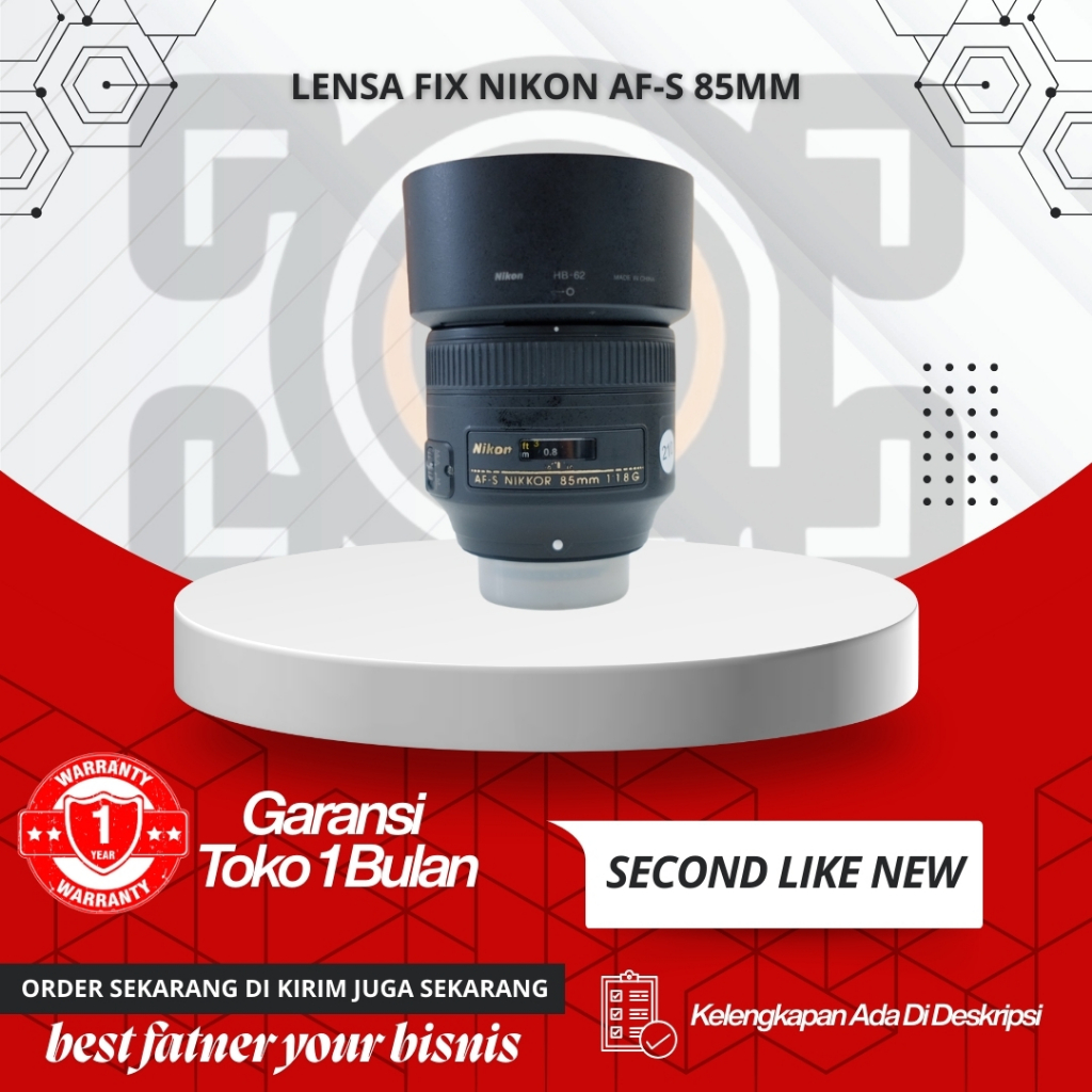 LENSA FIX NIKON AF-S 85MM SUPER BOKEH