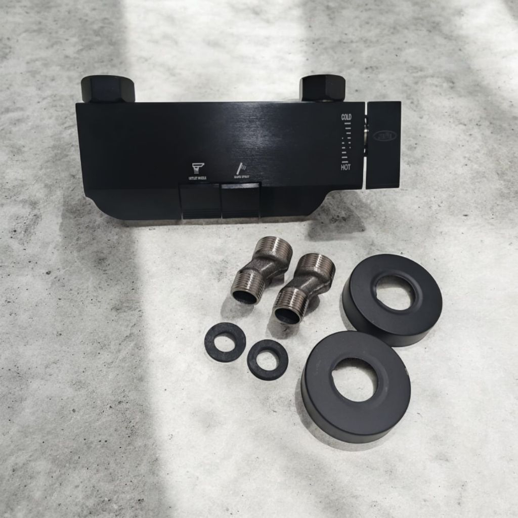 set Kran Shower Mixer/Kran Shower Mixer Dinding Panas Dingin Set Lengkap/Shower Set Mixer Hot Cold +