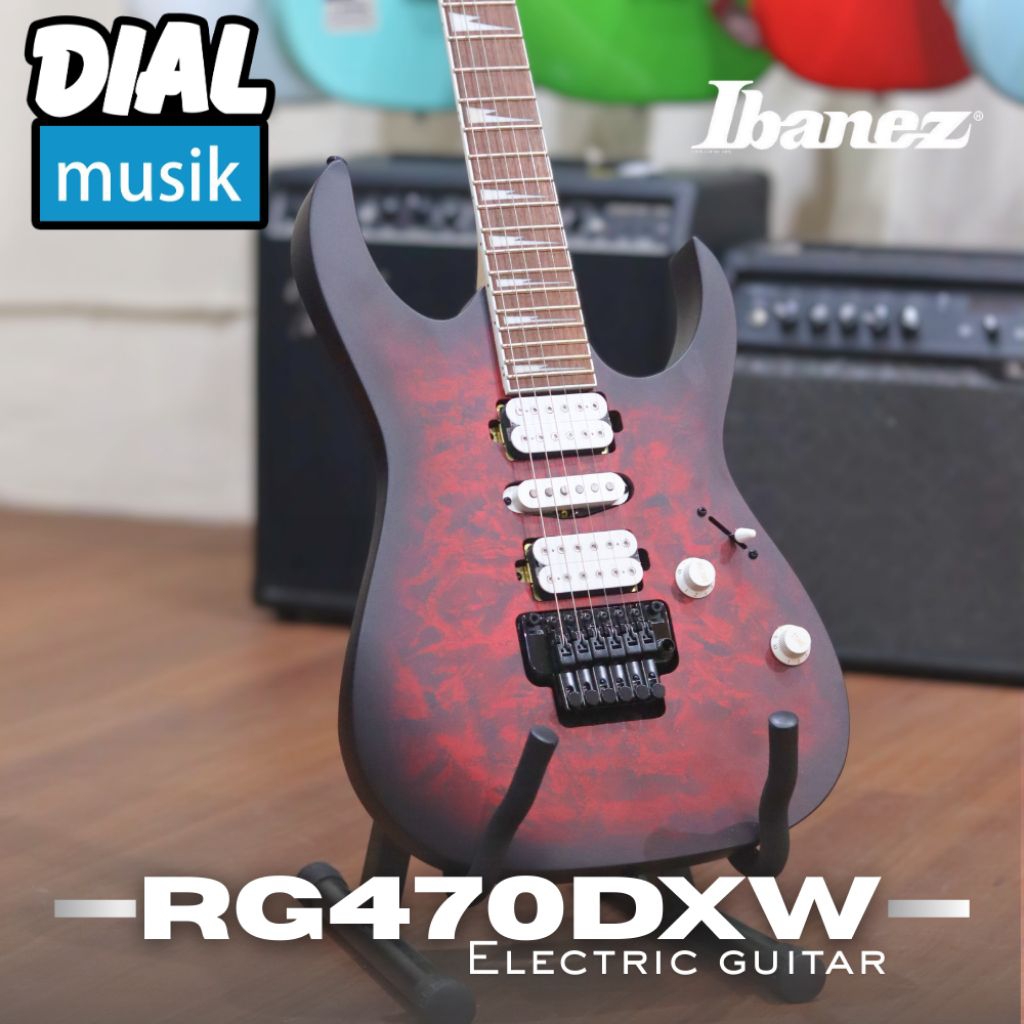 Ibanez RG470DXW Electric Guitar Wine Red Frozen Matte - RG 470DXW / RG-470DXW / WZM