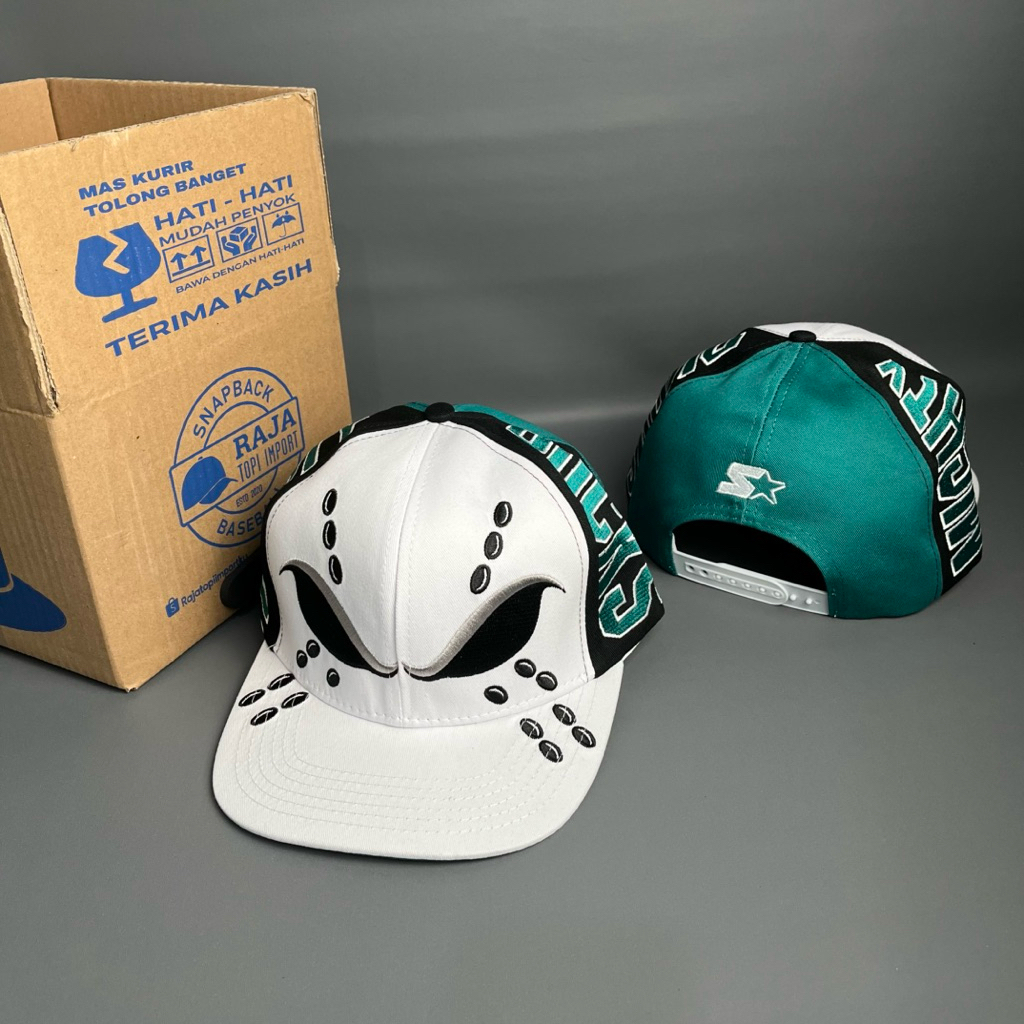 Topi Snapback Vintage Mighty Ducks Import