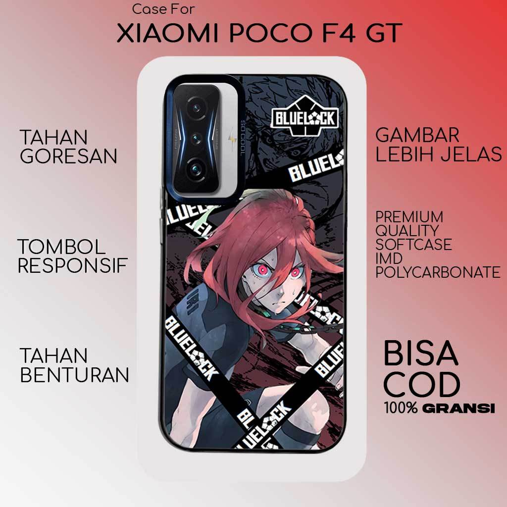 CASE XIAOMI POCO F4 GT - CASING SO COOL IMD PREMIUM - Motif BLUE LOCK - UNTUK PRIA DAN WANITA - COVE