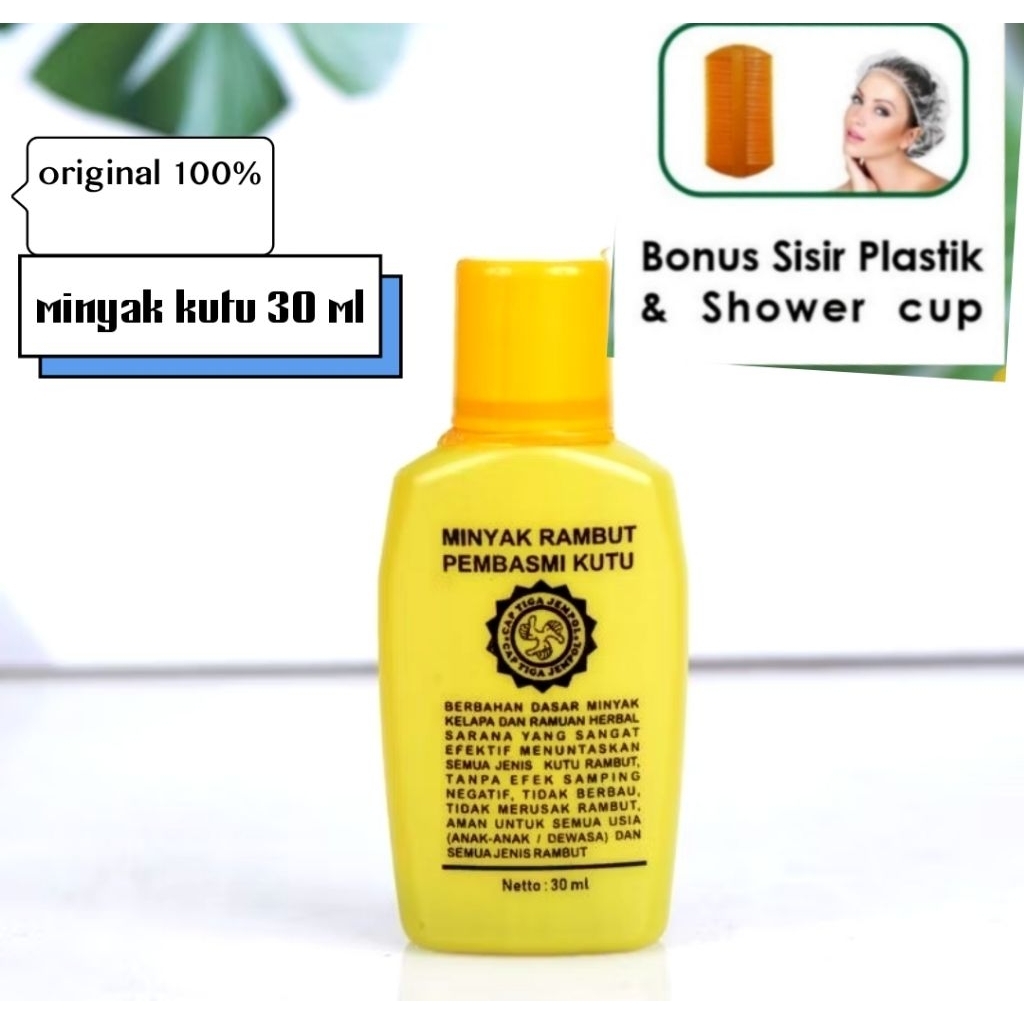 obat kutu rambut 30 ml || minyak kutu rambut || alami aman untuk anak dan dewasa
