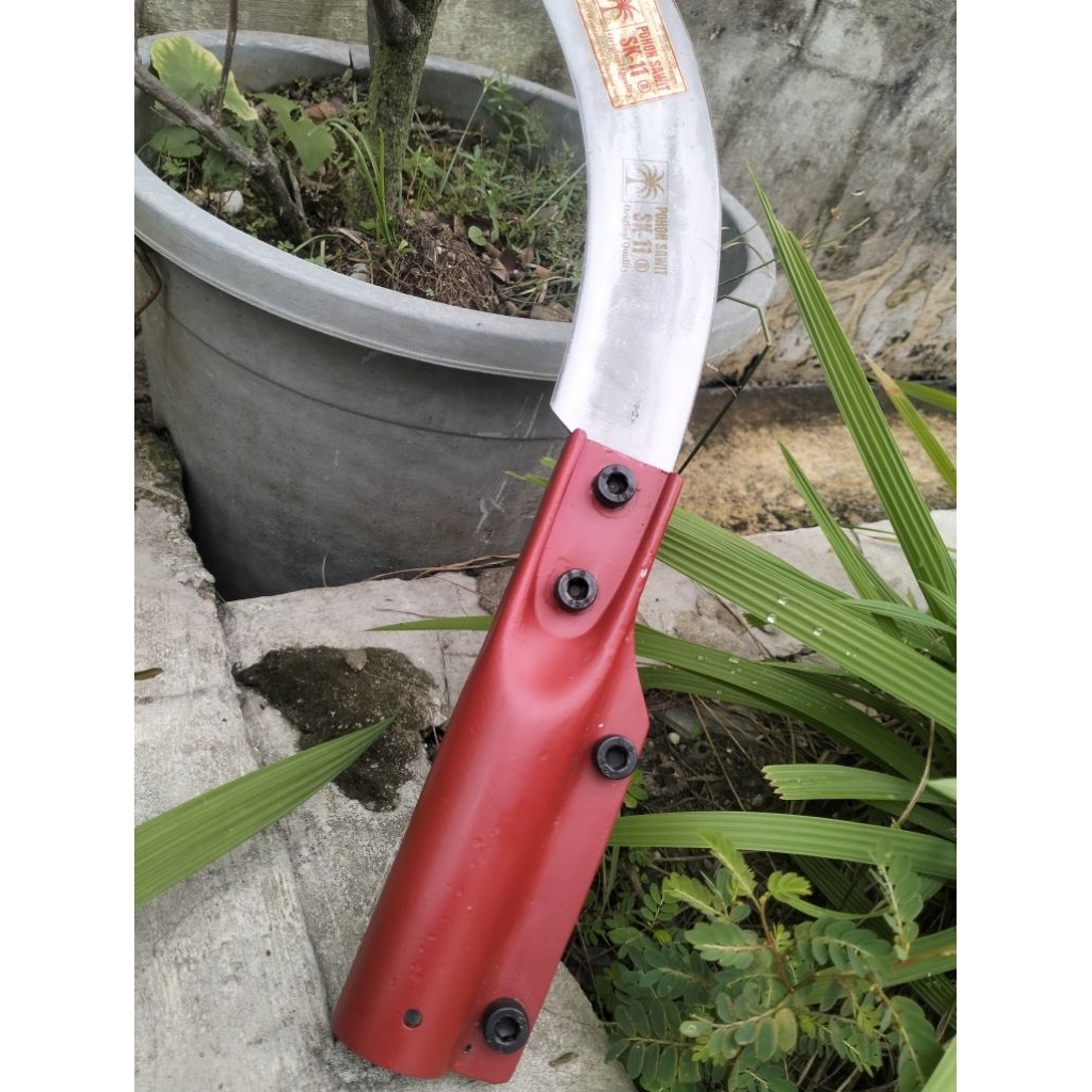 satu set egrek SK-11 POHON SAWIT premium lengkap dengan holder dan kunci L
