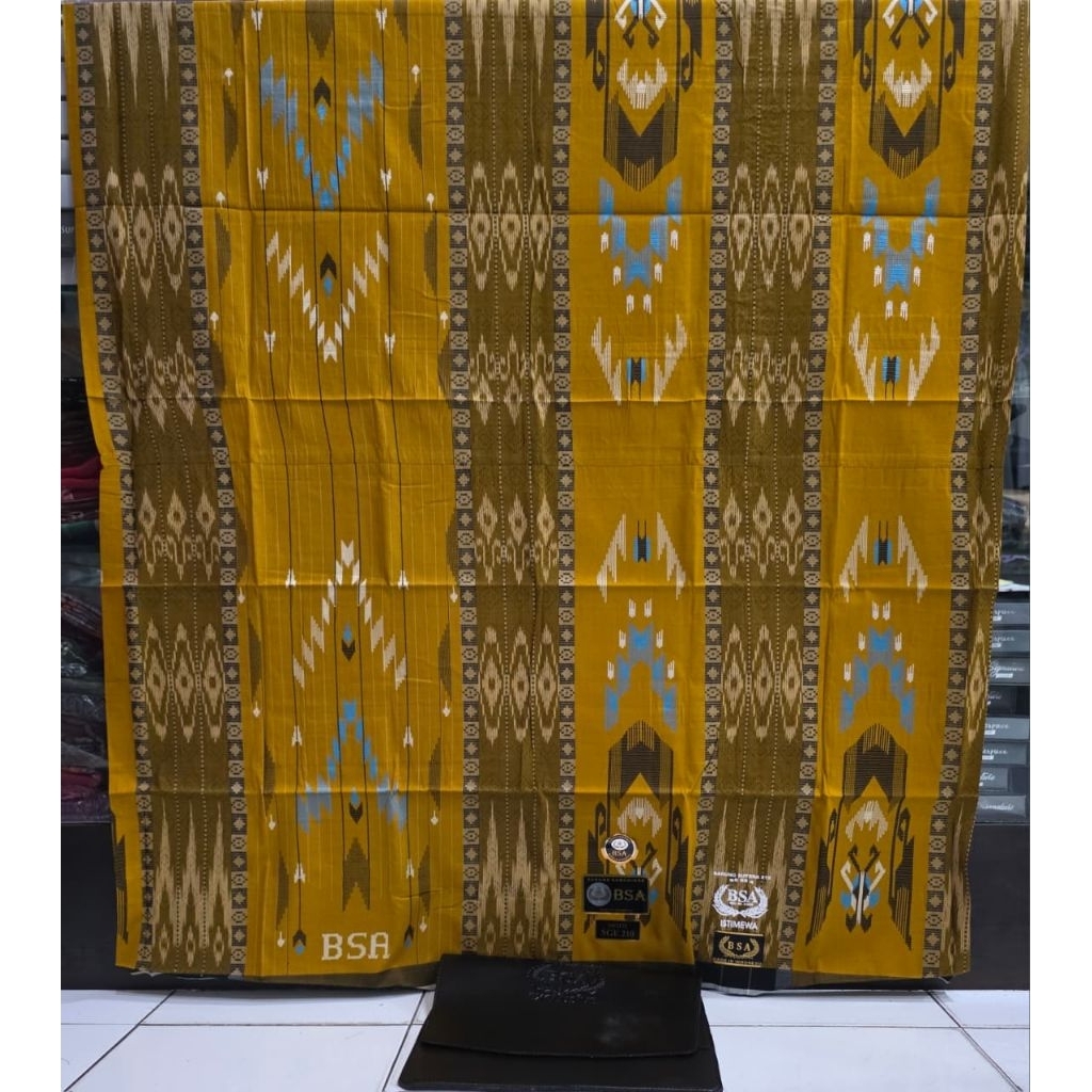 Sarung BSA FULL SUTRA 210 Motif SKE SGE MIX
