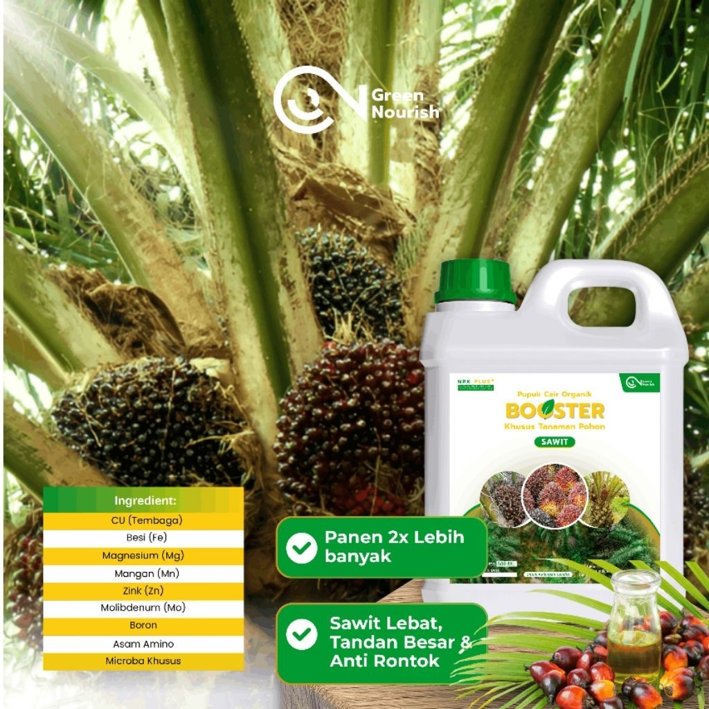  Pupuk cair organik khusus untuk tanaman SAWIT 500 ml