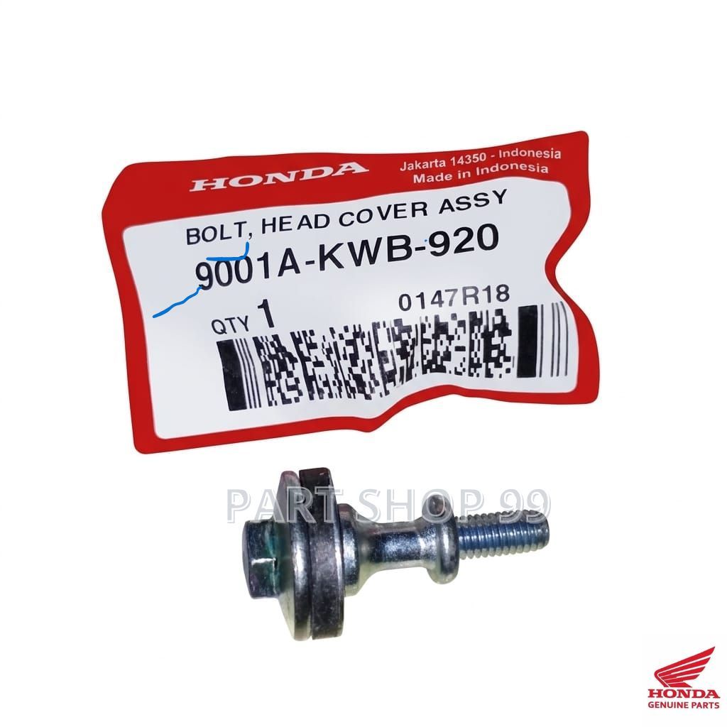 ORI Baut tutup beat karbu KOP + Karet Baut Cover Head Assy 9001AKWB920