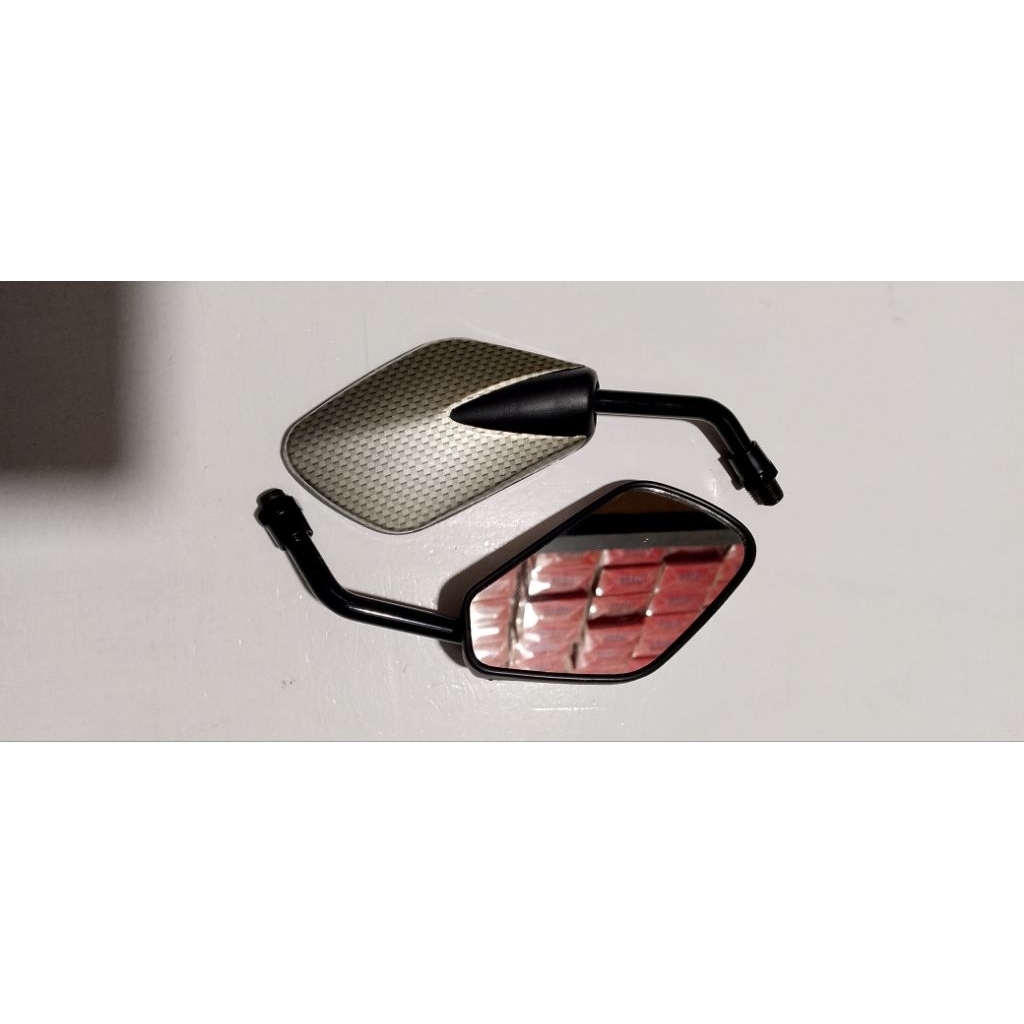 spion variasi mini black silver untuk motor honda