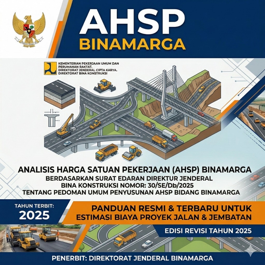 Form Excel AHSP Bina Marga 2025 (SE No. 30/SE/Db/2025)