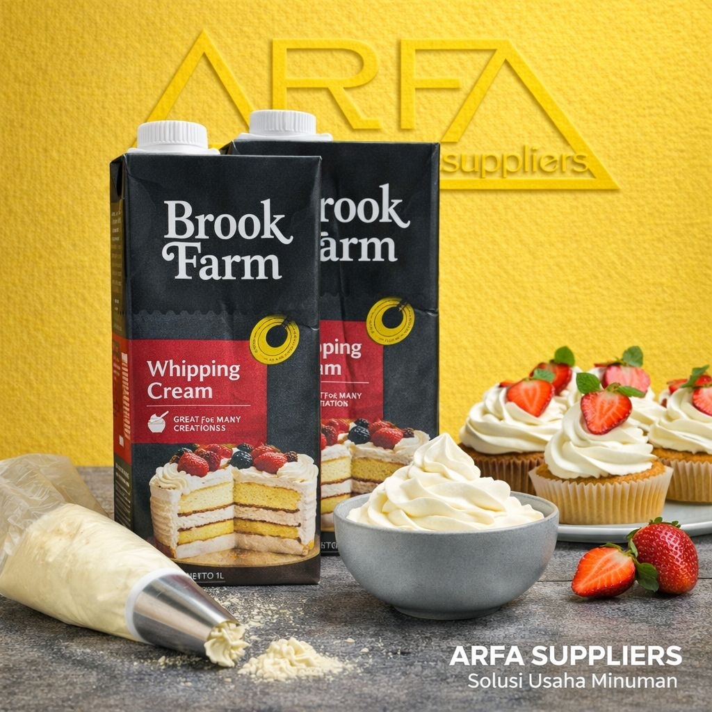 Whipping Cream Brookfarm Diamond 1 liter