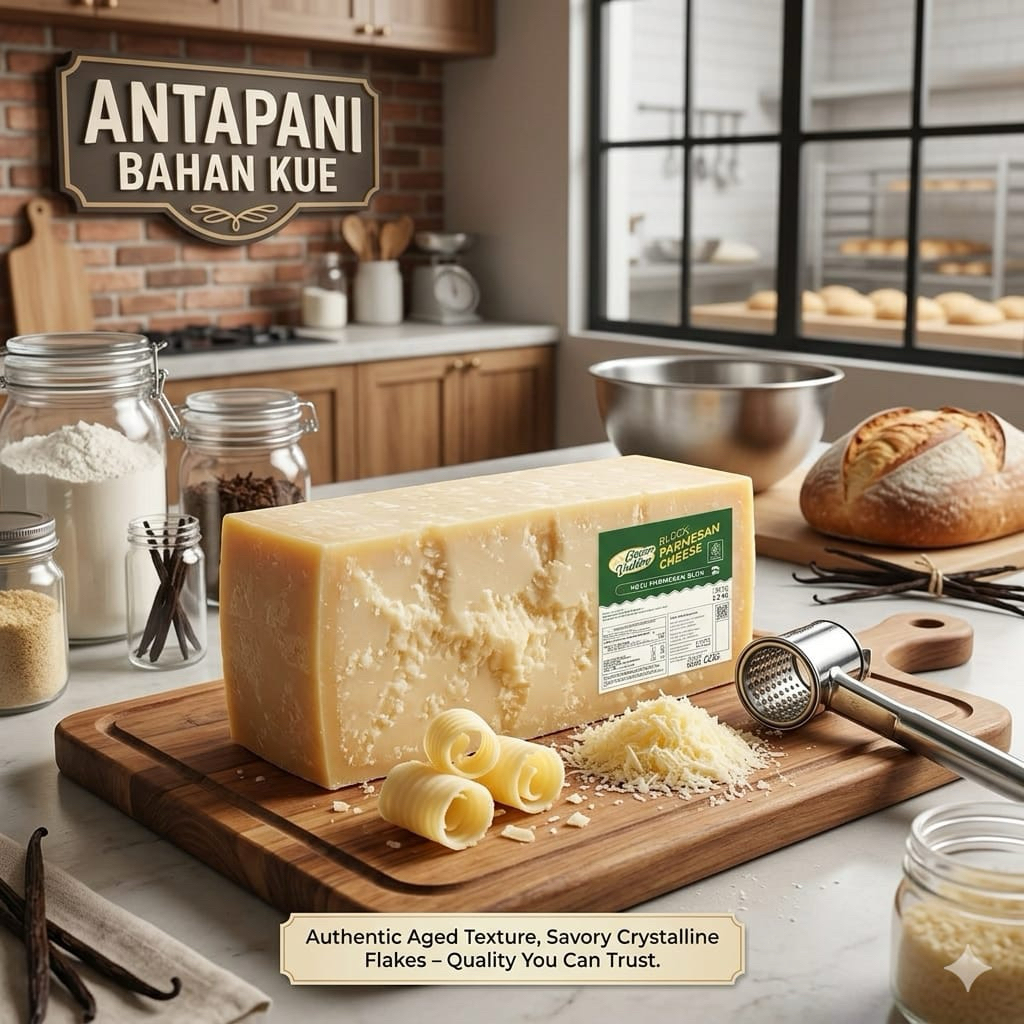 Keju Parmesan Green Valley 100gr Parmesan Blok