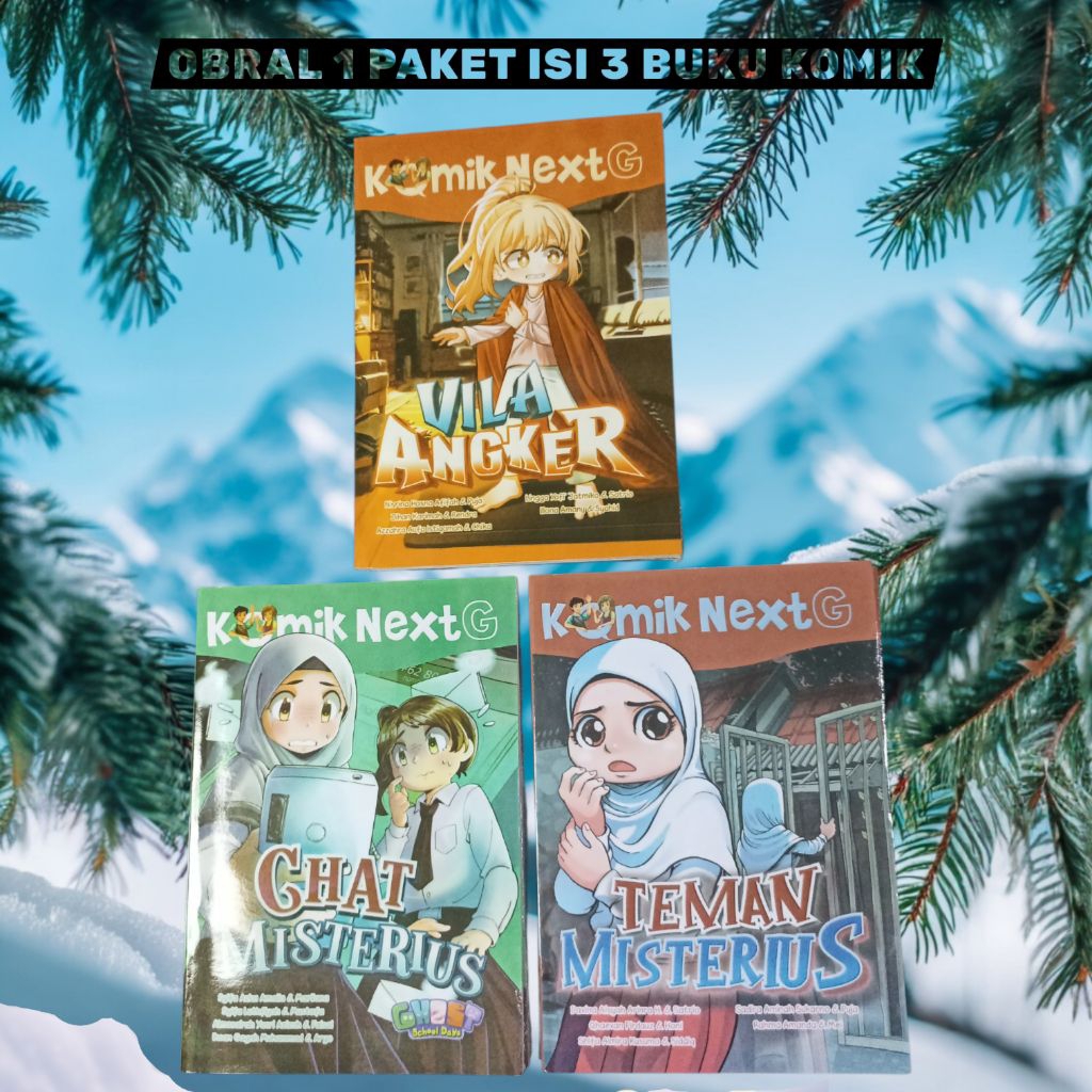OBRAL 1 PAKET ISI 3 PCS BUKU KOMIK CERITA ANAK / KOMIK PENGETAHUAN / KOMIK BESTSELLER