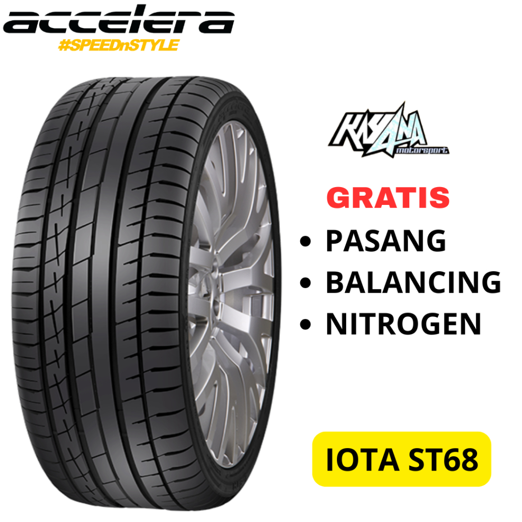 Ban Mobil Tubeless 265 35 R22 ACCELERA IOTA ST68 265 35 Ring 22 Tubeless