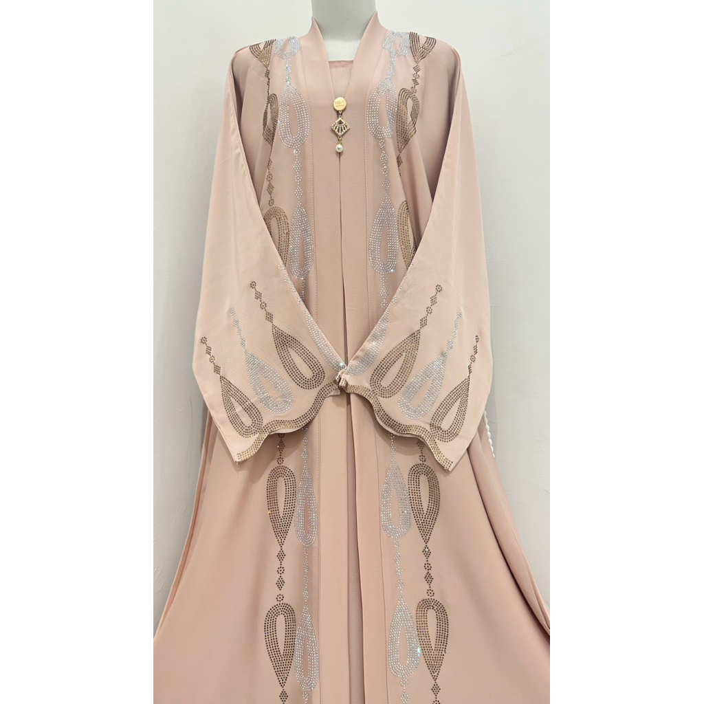 Abaya ORI Saudi Hilwa/ Abaya terbaru ORI Saudi/ Abaya Viral terbaru