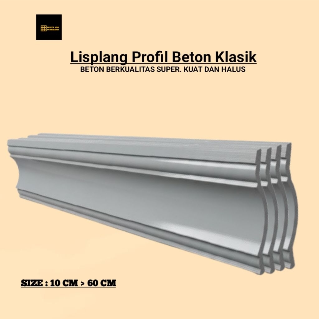 Lisplang Profil Beton List Profil Tempel Beton Profil Beton Tempel