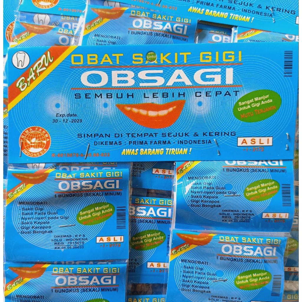 OBSAGI_biru Obat Pereda sakit Gigi dan gusi..