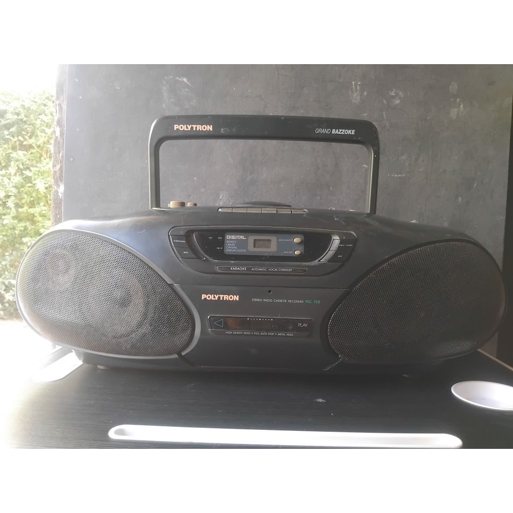 RADIO TAPE COMPO POLYTRON GRAND BAZZOKE UKURAN JUMBO
