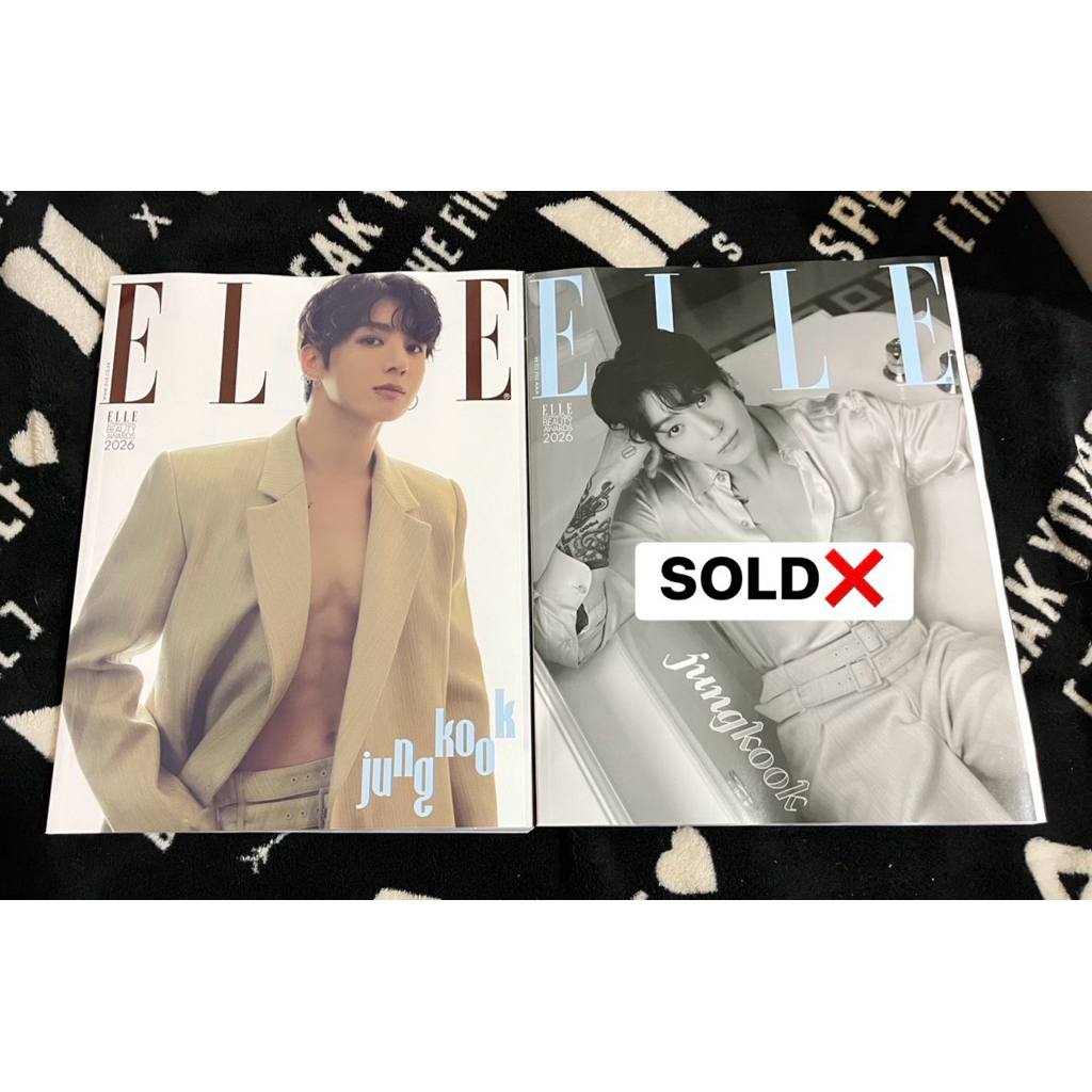 [READY STOCK] BTS JUNGKOOK ELLE MAGAZINE | NEW