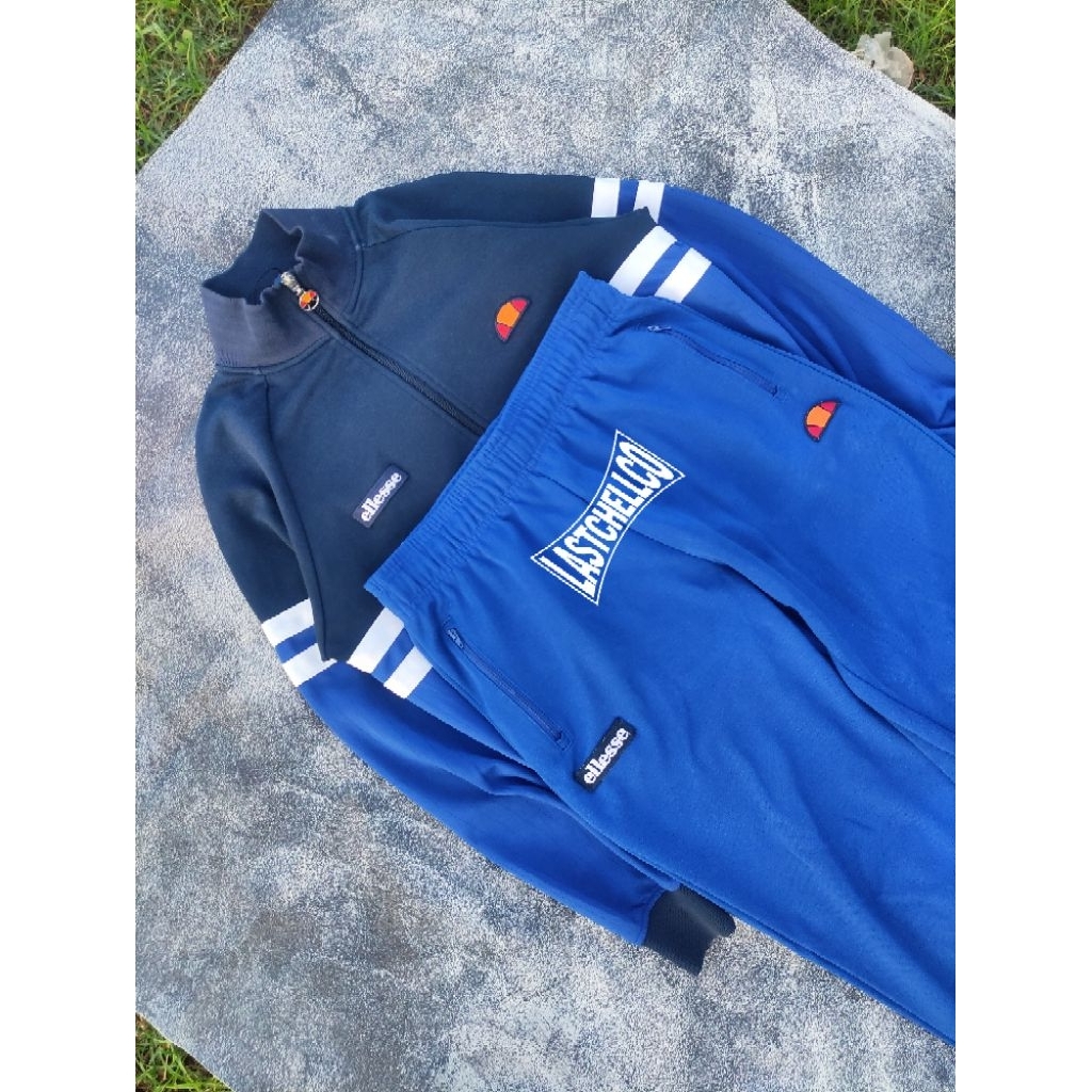 Ellesse rimini blue/navy bex the firm 80s • Tracktop dan Pants (One set bexy boys)