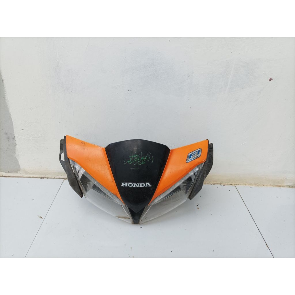 Lampu depan fullset batok kepala Honda blade Original Repsol