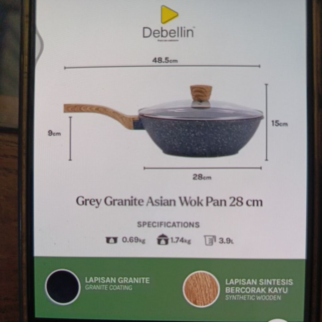 Debellin Asian Wok 28 cm