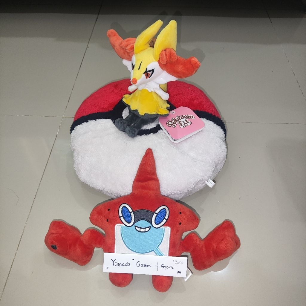 BONEKA POKEFIT BRAIXEN POKEMON CENTER POKCEN ORI PLUSHIE DOLL Boneka Pokefit boneka pokefit pokemon 