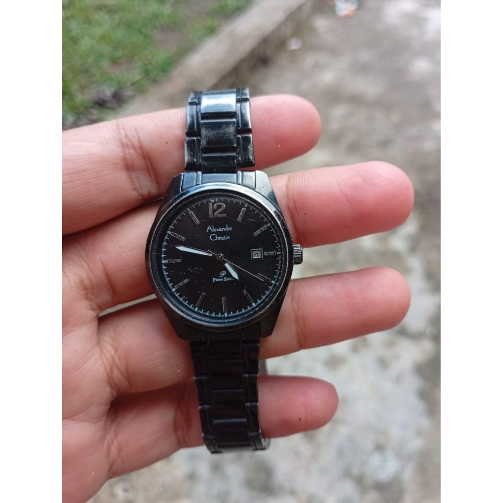 jam tangan alexandre christie bekas original